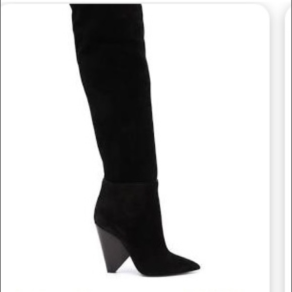 Saint Laurent Niki cone heel boots